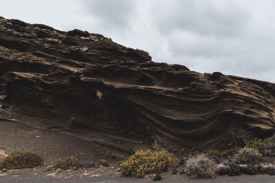 Rock formations in a desert