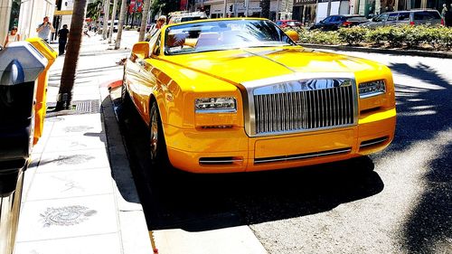 Cars on road