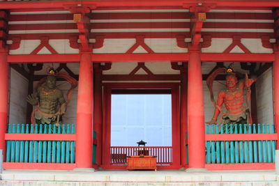 Statues in japanese temple