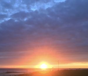 Scenic view of sky during sunset