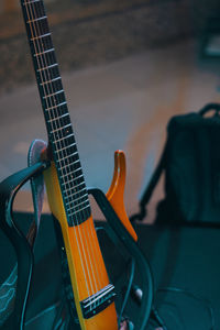 Close-up of guitar