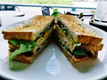 Close-up of food in plate