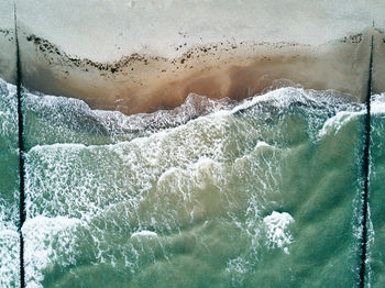 Close-up of sea waves