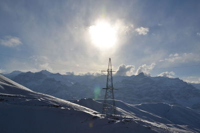 Snow clad mountains