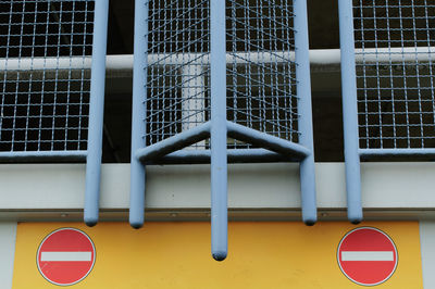 Close-up of basketball court