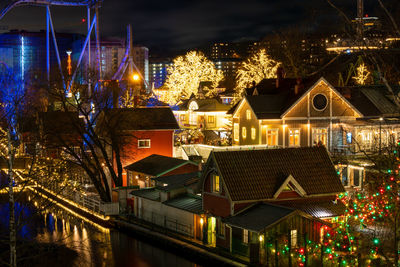 Gothenburg illuminations during the scandinavian christmas season