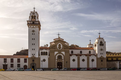 View of historical building against sky in city