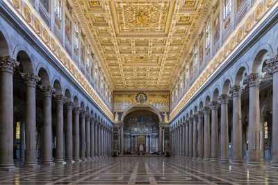 Corridor of historical building