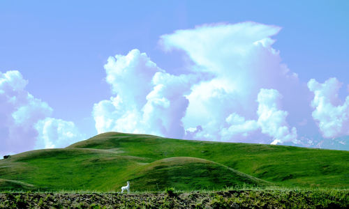 Panoramic view of landscape against sky