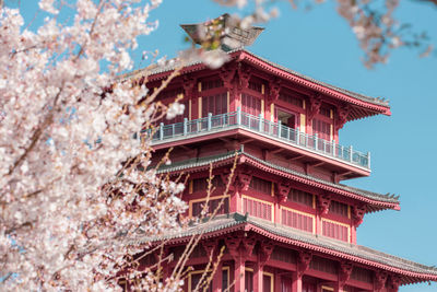 Ancient architecture of cherry garden in zhengzhou city,henan province,china