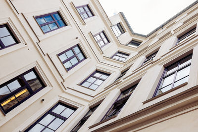 Low angle view of apartment building