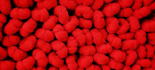 Full frame shot of red roses