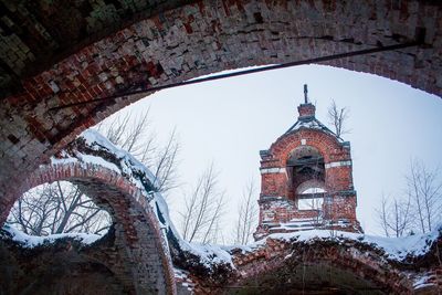 Low angle view of church