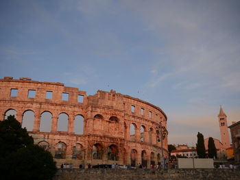 View of historical building against sky