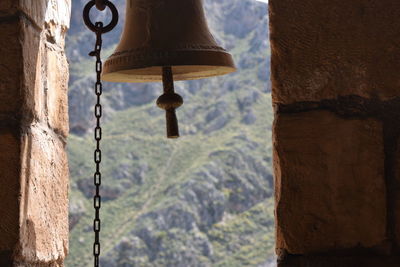 Church bells in orthodox church in greece 