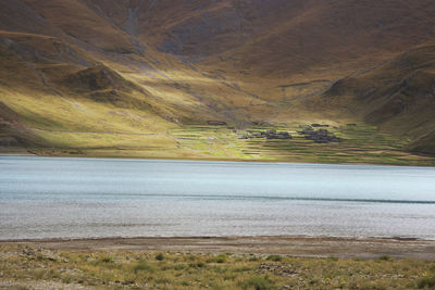 Scenic view of lake