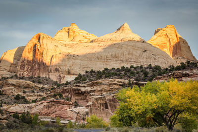 Scenic view of mountains