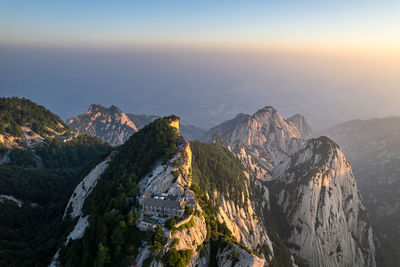 Sunrise over the mountains