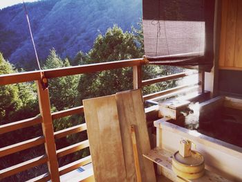 View of mountain range