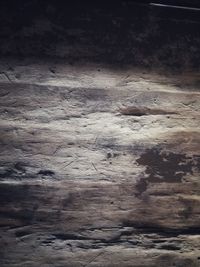 Full frame shot of wooden table