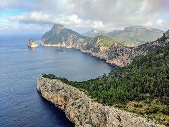 View of formentor lighthouse, mallorca, spain