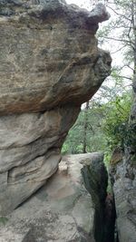 Scenic view of rocky mountains