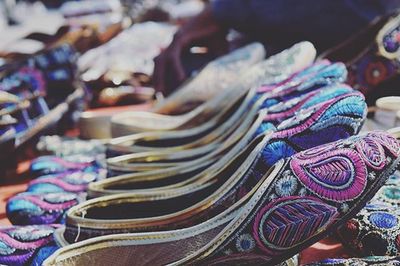 Close-up of ropes on rope