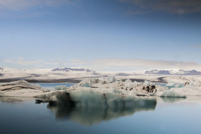 Panoramic view of landscape against sky