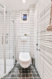 View of white bathroom