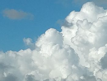 Low angle view of clouds in sky