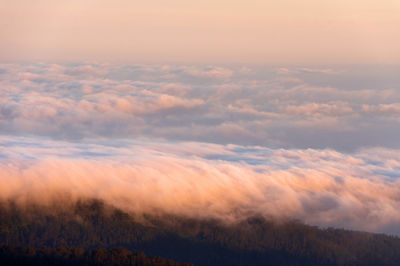 Majestic shot of sky with cloudscape