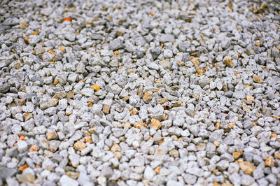 Full frame shot of gravels