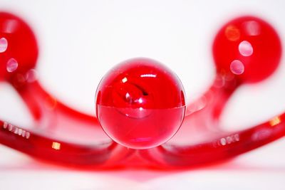 Close-up of red ball