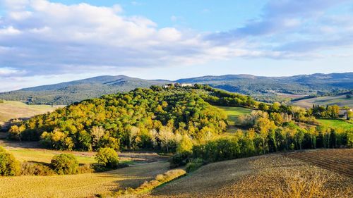 Scenic view of landscape against sky