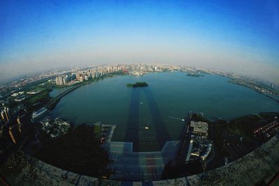 Aerial view of cityscape