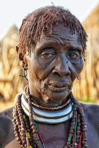 Close-up portrait of a mid adult man
