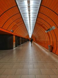 View of subway station