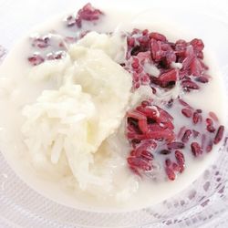 Close-up of ice cream in bowl