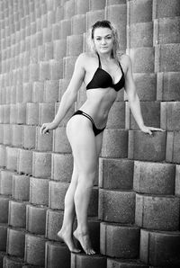 Full length portrait of woman