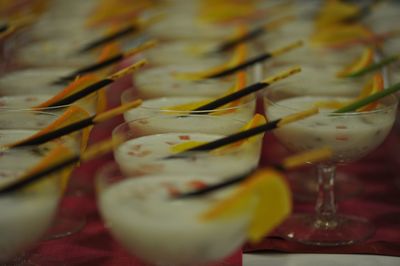 Close-up of drink on table