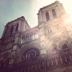 Low angle view of church against sky