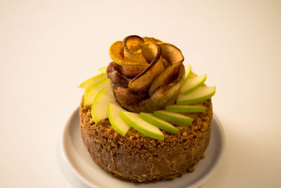 Close-up of cake on plate