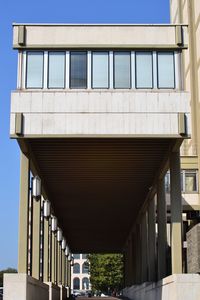 Low angle view of building against sky