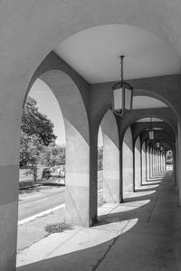 Archway of bridge