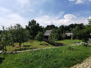 Traditional romanian village 