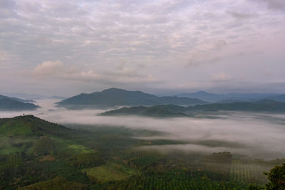 Scenic view of landscape against sky