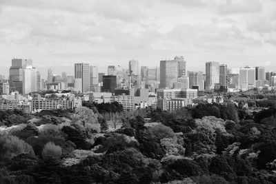 Cityscape against sky