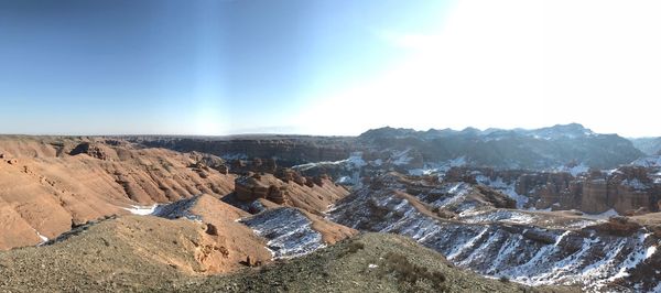 Panoramic view of landscape against sky