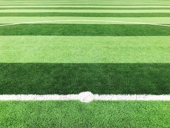 Full frame shot of soccer field