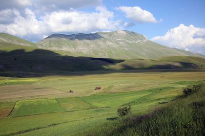 Scenic view of landscape against sky